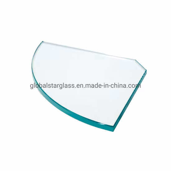 굽은/곡선/모양의 디자인 강화유리/접합유리/ LED 거울/ 건축용 유리/가구 유리