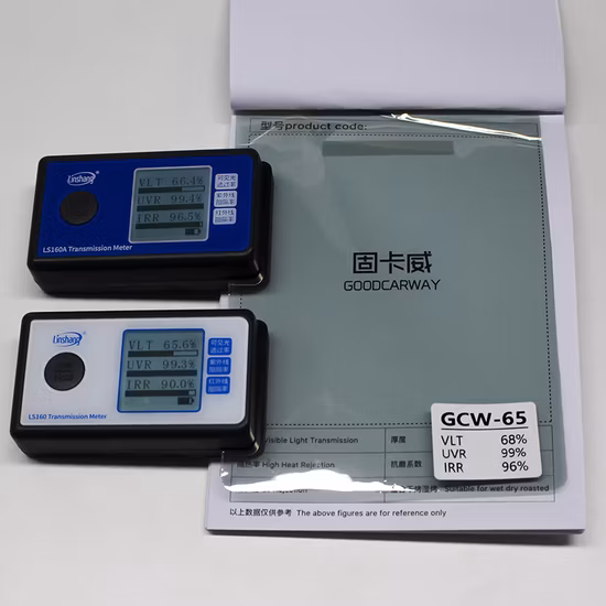 Pdlc 필름 이동식 자동차 창 스마트 색조 50% 1py 검은 자동차 창 색조 필름 세라믹 나노 창 색조 자체 접착 자동차 필름