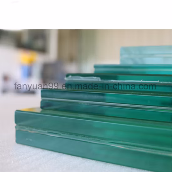 상업용 건물용 컬러 스마트 4mm+4mm LED 접합 유리 요금